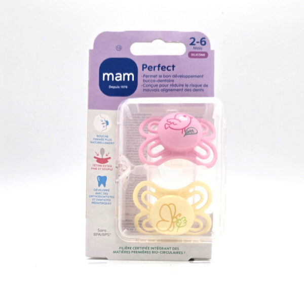 Sucettes Mam Perfect 2-6 mois