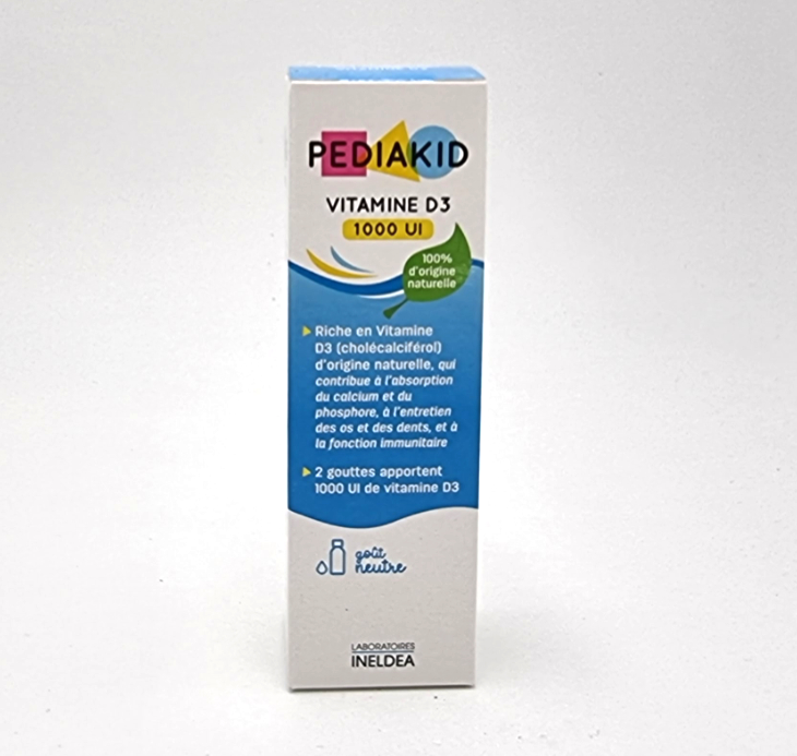 Pediakid Vitamine D3 - Pharmacie de la Paderne