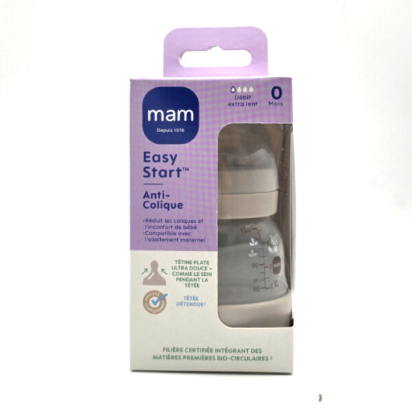 MAM Biberon Easy Start™ sable anti-colique 130 ml, 0 mois