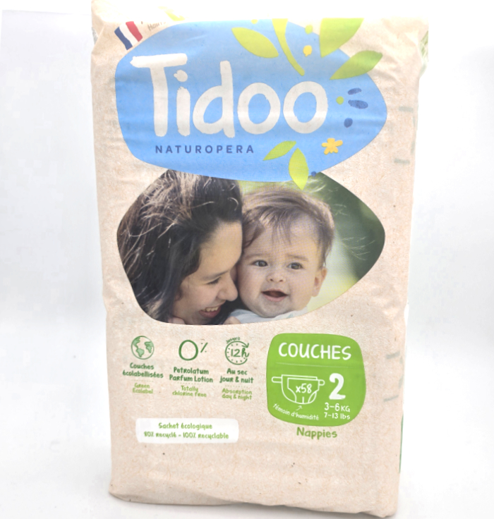 Couches Tidoo T2 3-6 kg