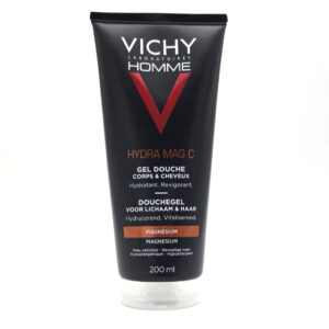 Gel Douche Vichy Homme Hydra Mag C – Corps & Cheveux Hydratant Revigorant 200 ml