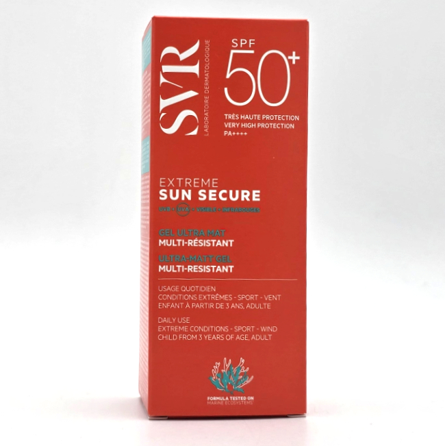 SVR Sun Secure Extreme SPF 50+ , Gel Ultra Mat Multi Résistant