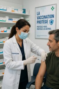 Questions sur la vaccination en pharmacie