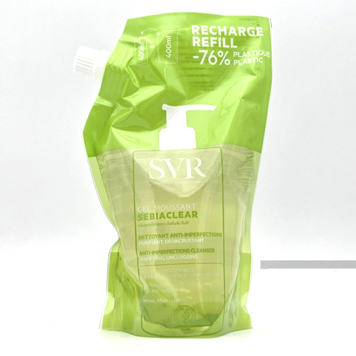 SVR Sebiaclear Gel Moussant Recharge 400 ml